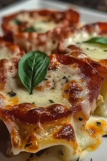 Cheesy Baked Italian Pizza Roses