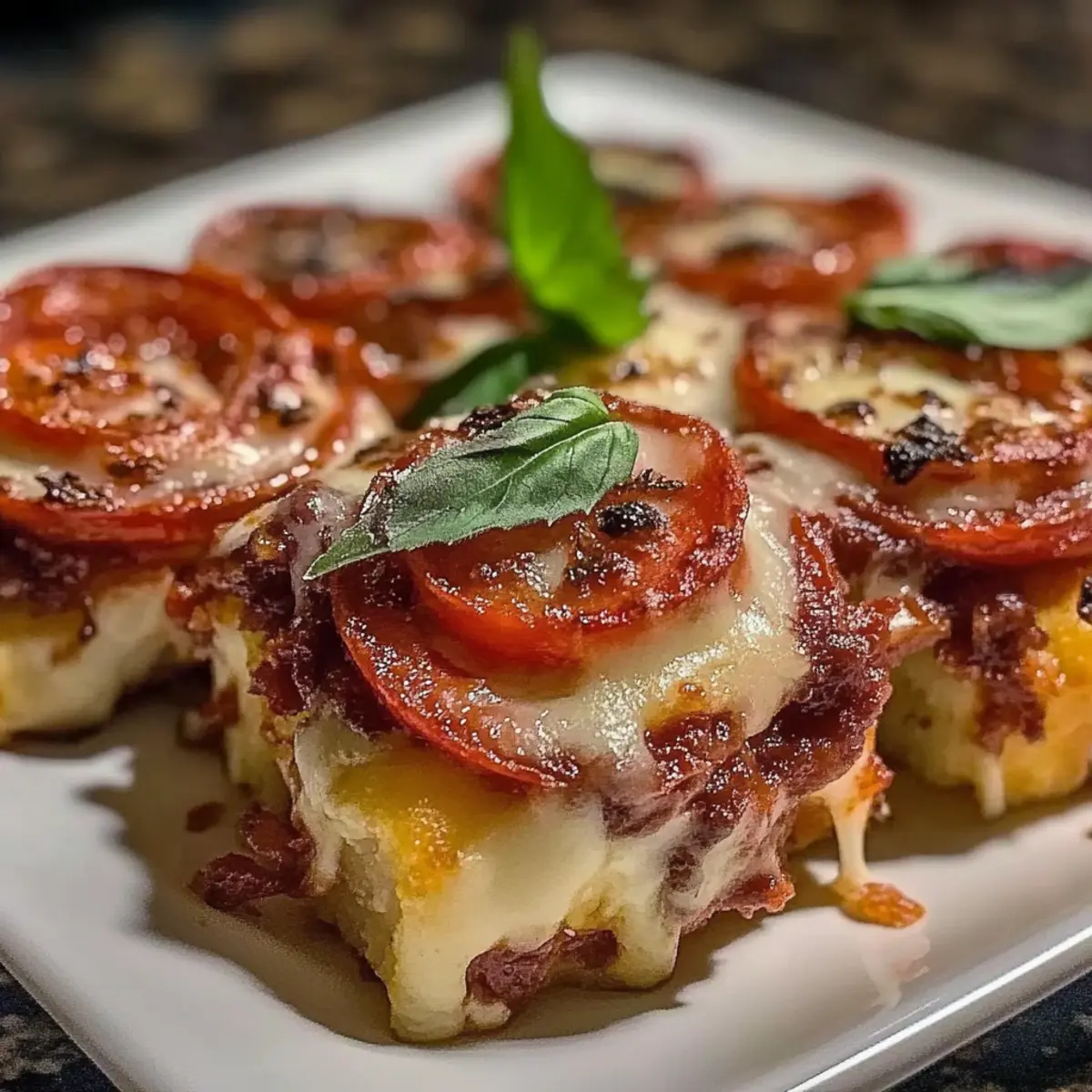 Cheesy Baked Italian Pizza Roses