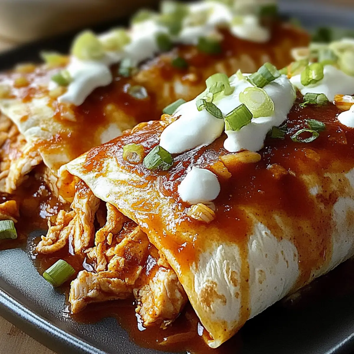 Cheesy Buffalo Chicken Burritos