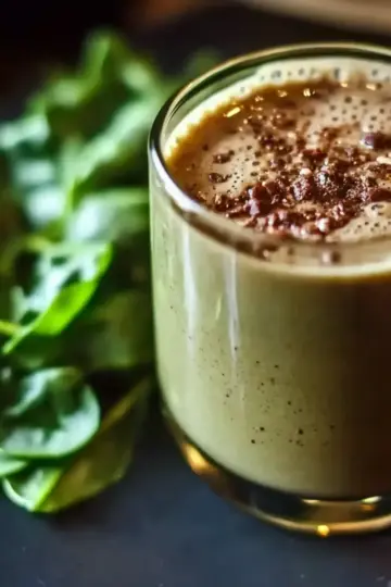 Chocolate Spinach Smoothie