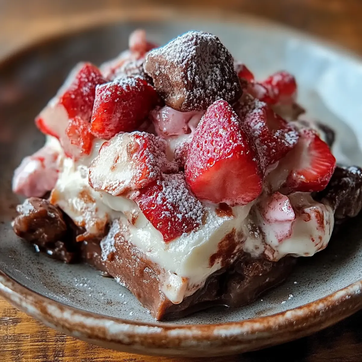Chocolate Strawberry Greek Yogurt Clusters
