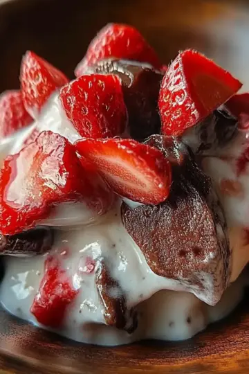Chocolate Strawberry Greek Yogurt Clusters