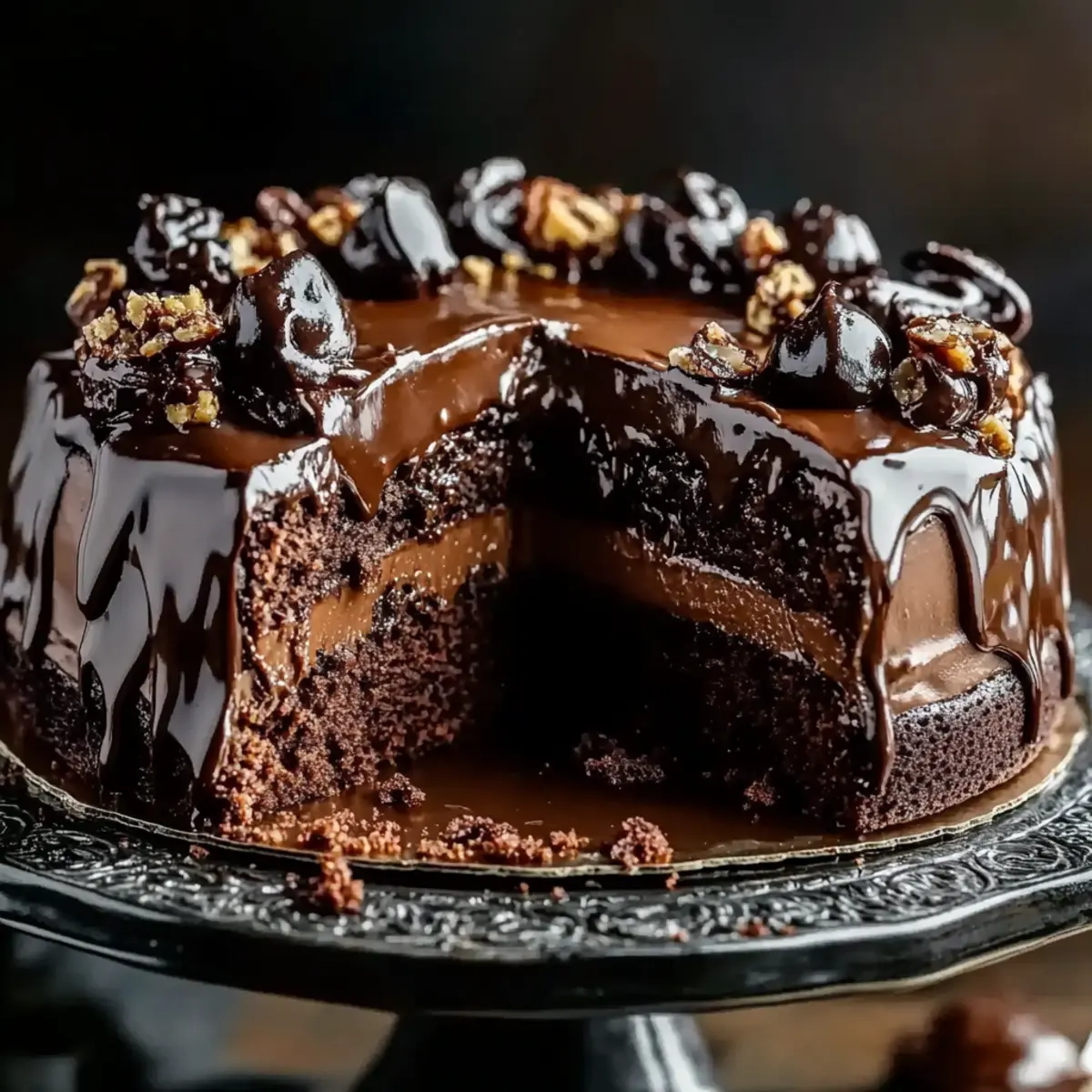 Chocolate Turtle Cake