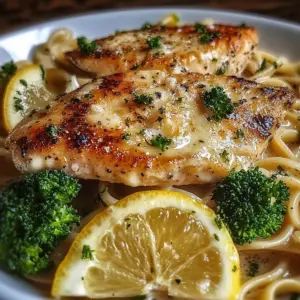 Cowboy Butter Lemon Bowtie Chicken with Broccoli
