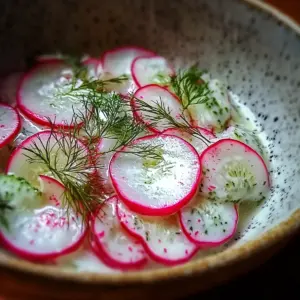 Creamy Cucumber Radish Salad