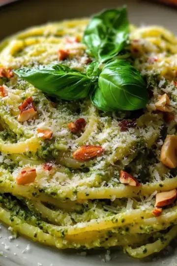 Creamy Fresh Italian Basil Pesto