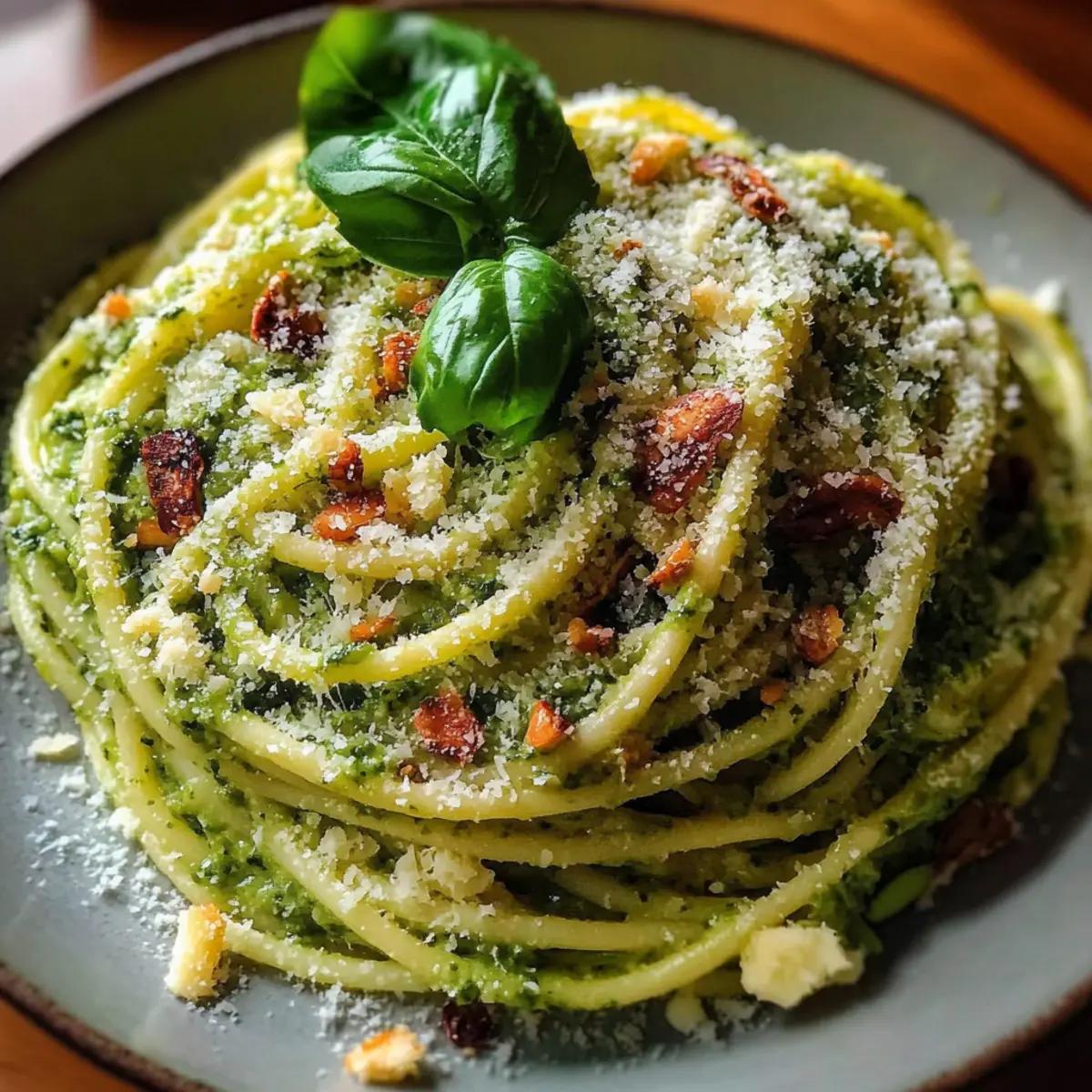 Creamy Fresh Italian Basil Pesto