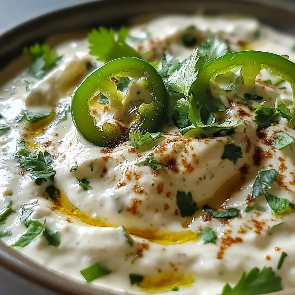 Creamy Jalapeno Sauce