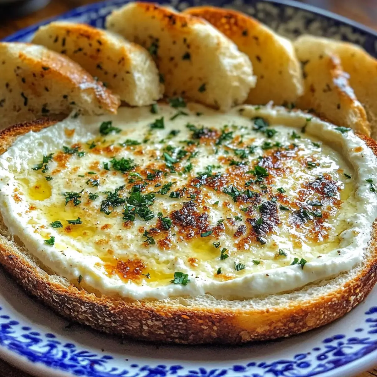 Creamy Roasted Garlic Bread Dip