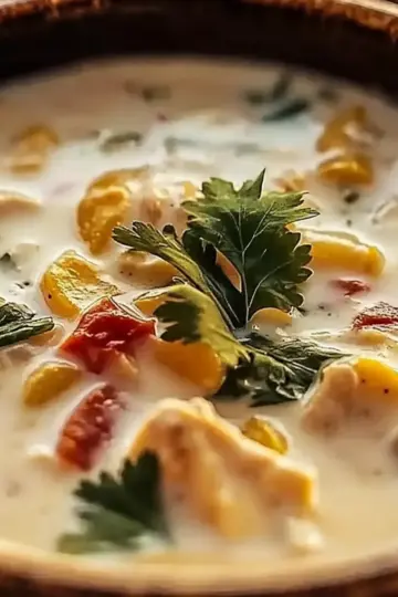 Creamy Southwestern White Chicken Chili
