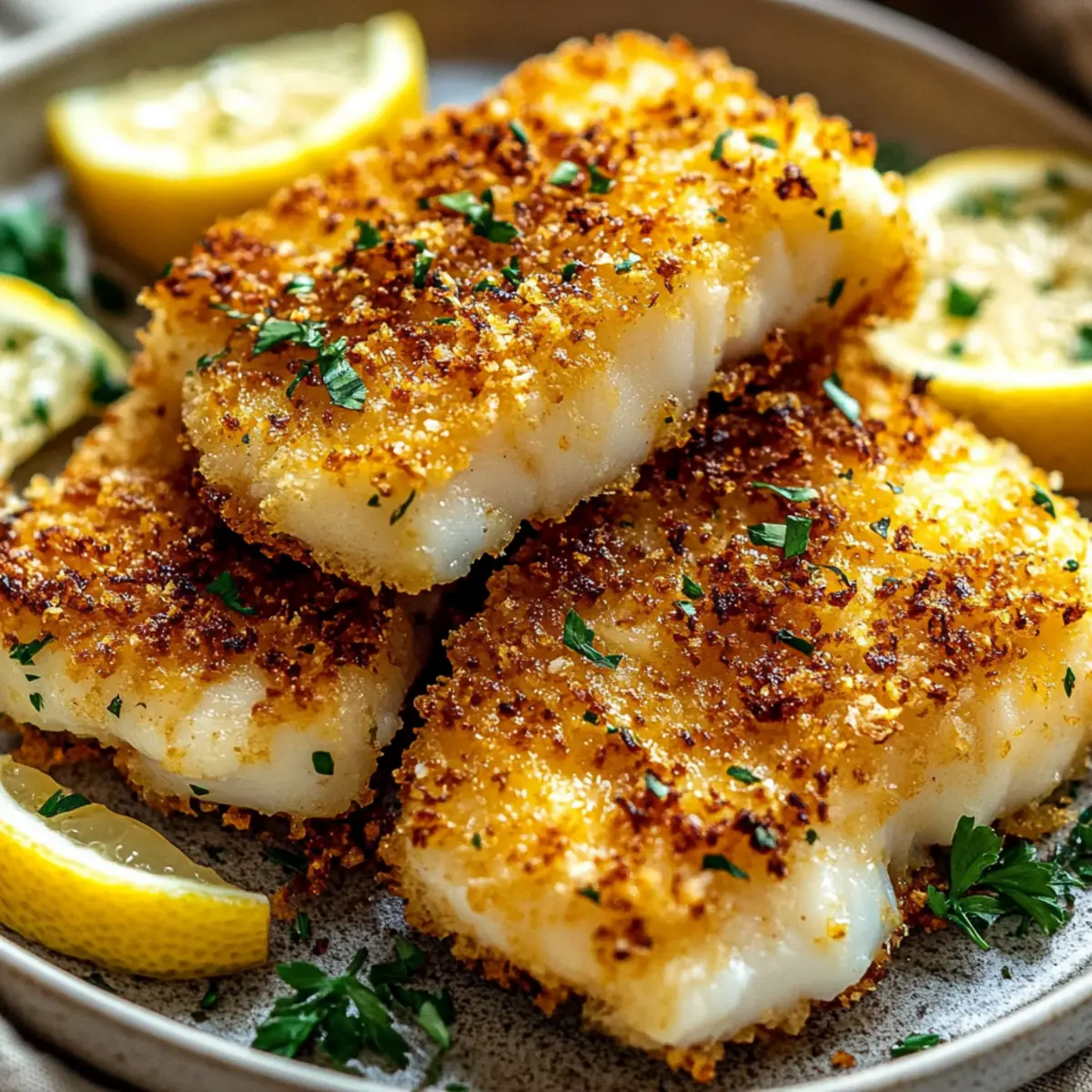 Crispy Air Fryer Parmesan Cod