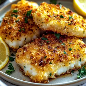 Crispy Air Fryer Parmesan Cod
