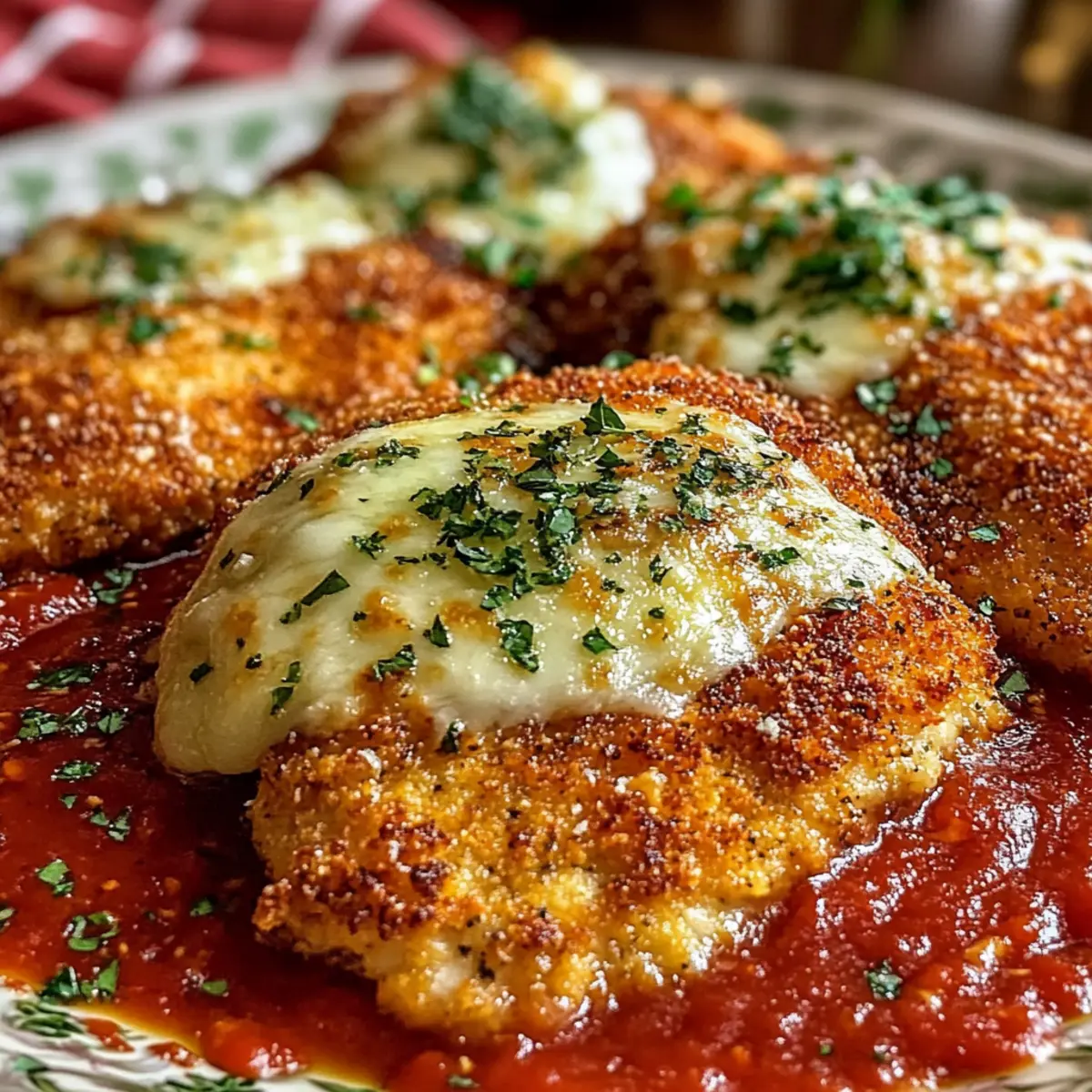 Crispy Baked Italian Chicken Parmesan