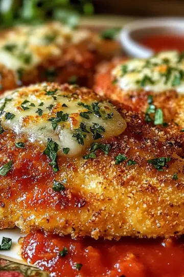 Crispy Baked Italian Chicken Parmesan