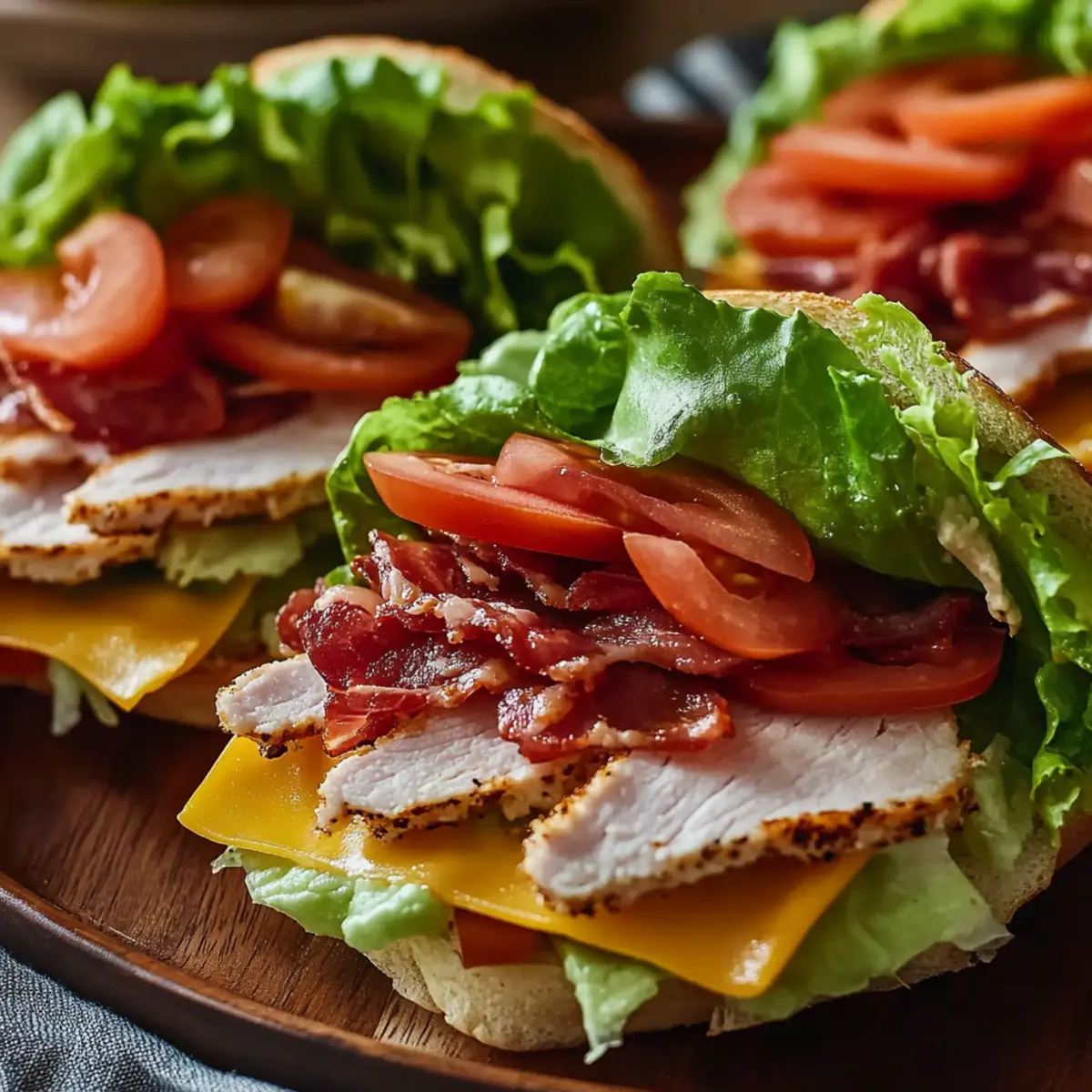 Fresh Keto Turkey Club Lettuce Wraps