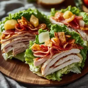 Fresh Keto Turkey Club Lettuce Wraps