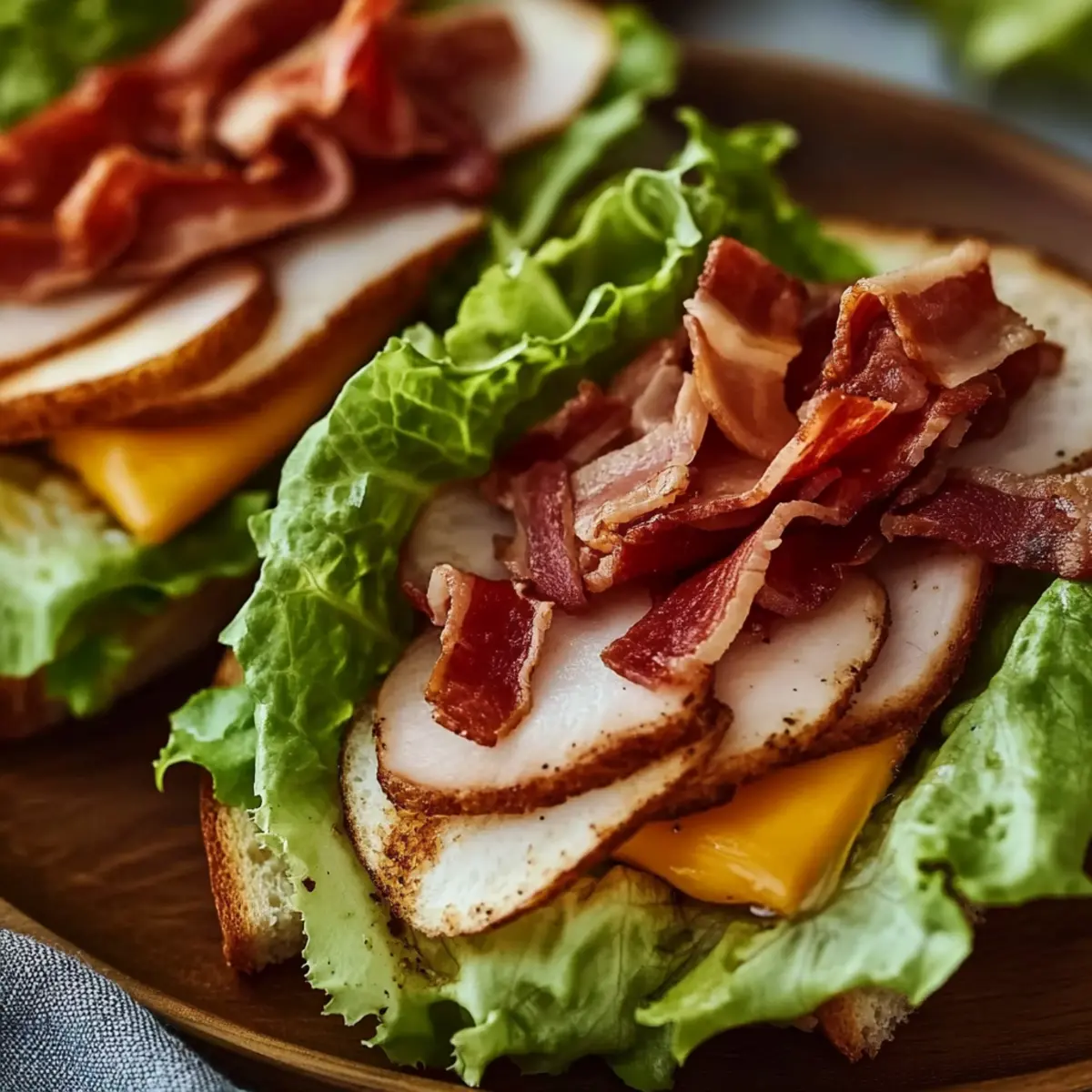 Fresh Keto Turkey Club Lettuce Wraps