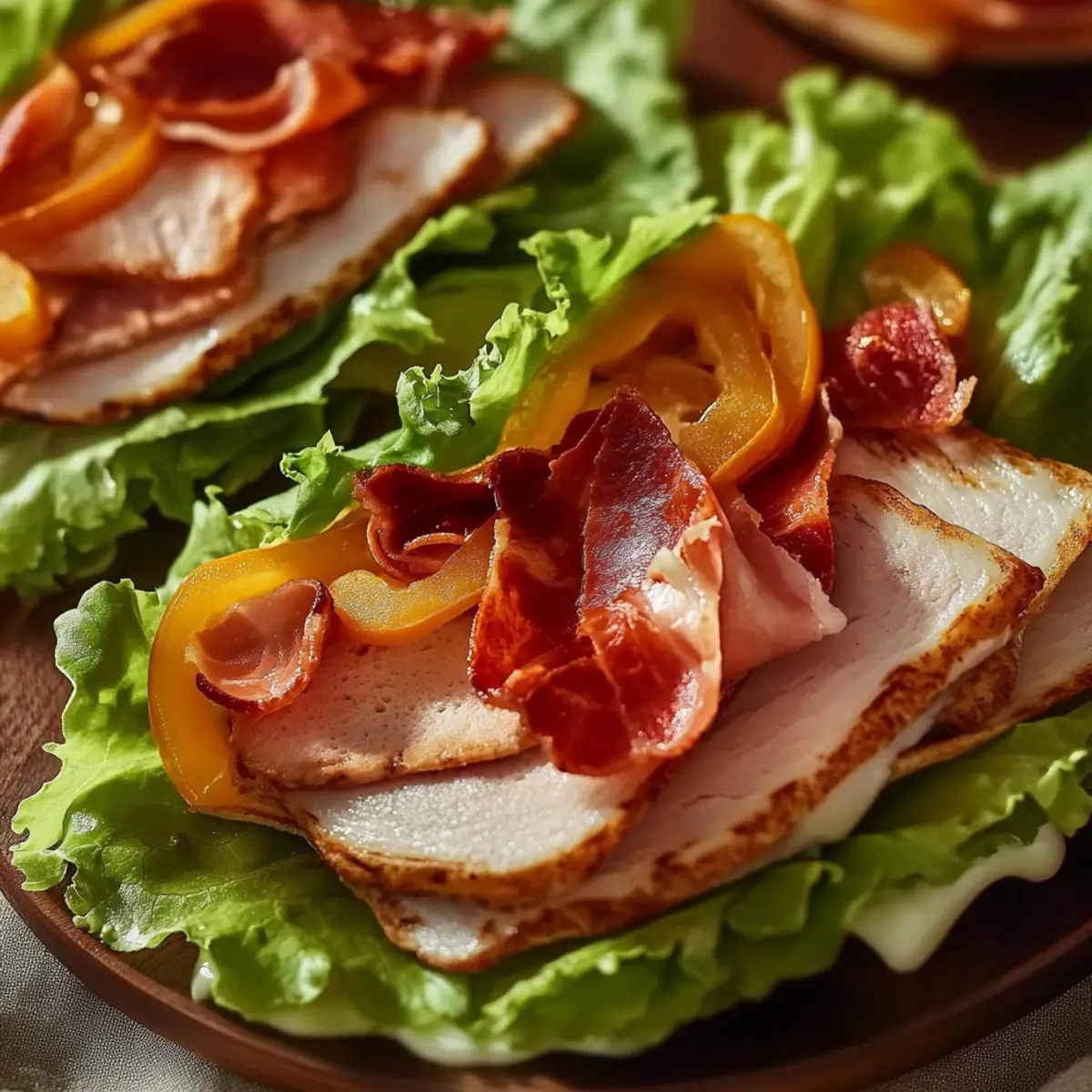 Fresh Keto Turkey Club Lettuce Wraps