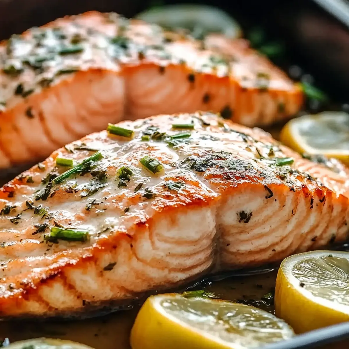 Garlic Butter Baked Salmon