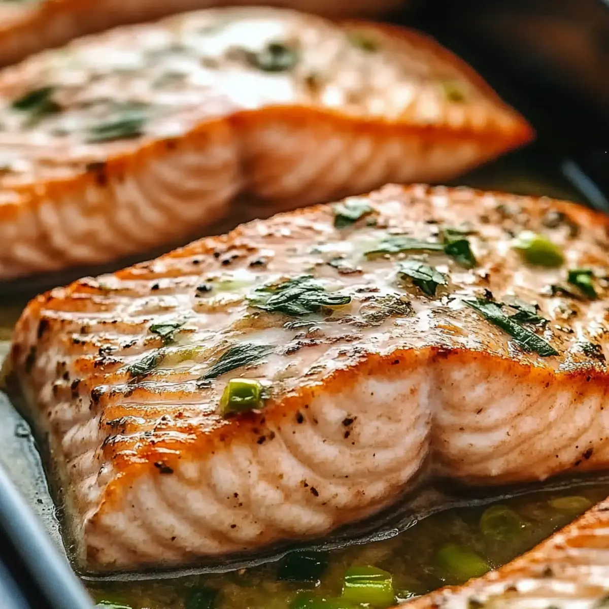 Garlic Butter Baked Salmon