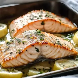 Garlic Butter Baked Salmon