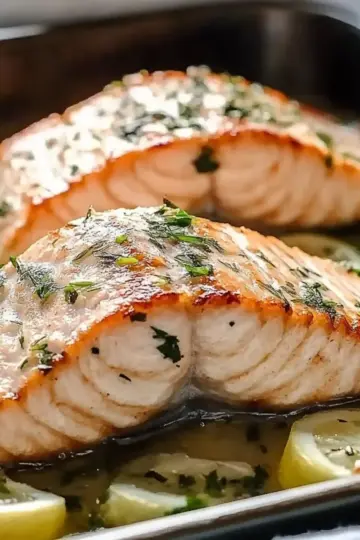 Garlic Butter Baked Salmon