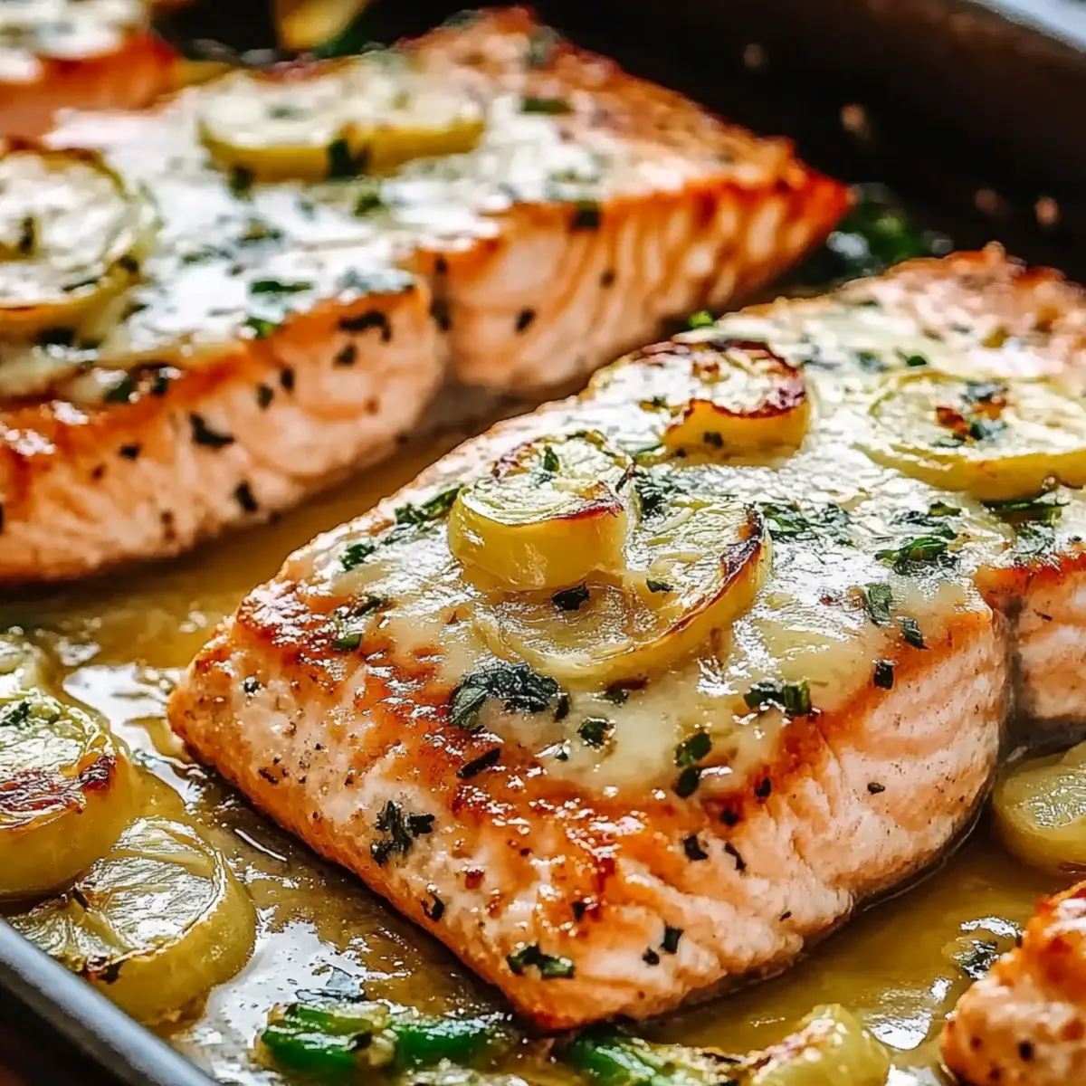 Garlic Butter Baked Salmon