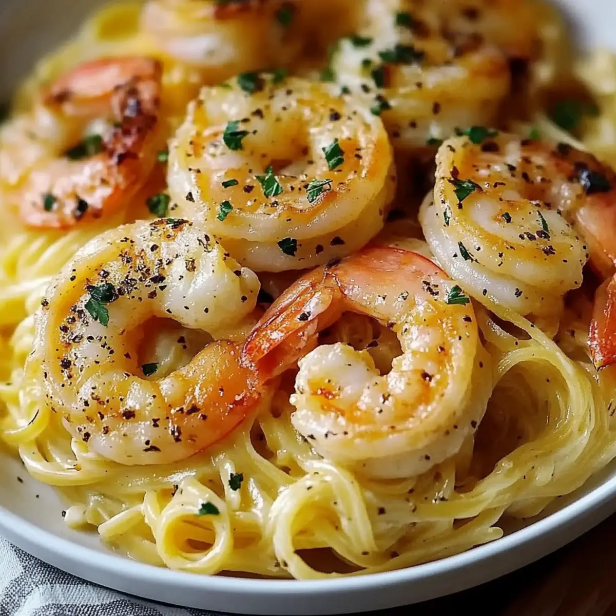 Garlic Butter Shrimp Scampi Pasta