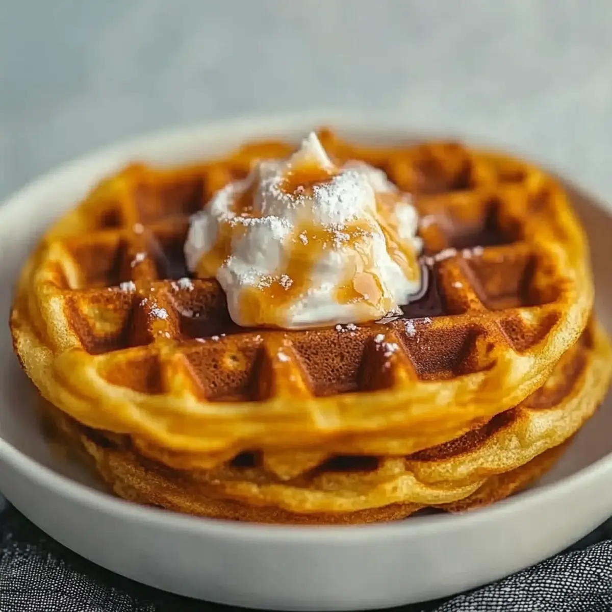 Gluten Free Sweet Potato Waffles