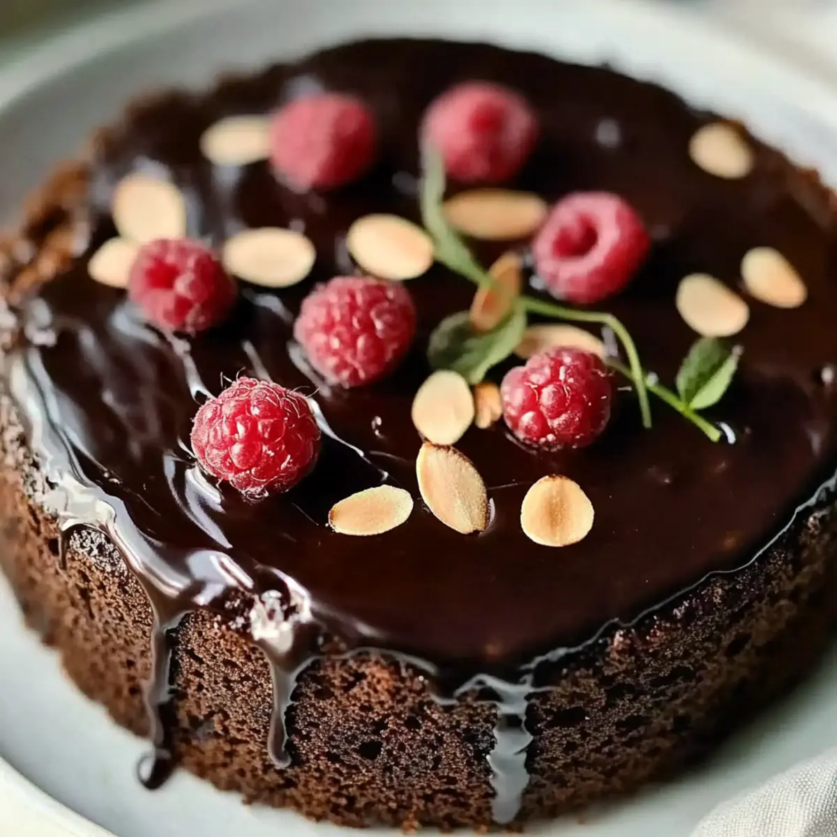 Gluten Free Vegan One Bowl Chocolate Cake