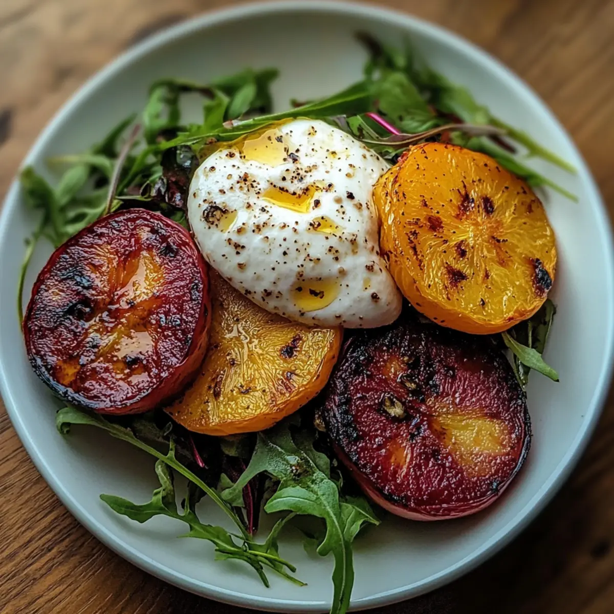 Golden Beets Burrata Sweet Potato
