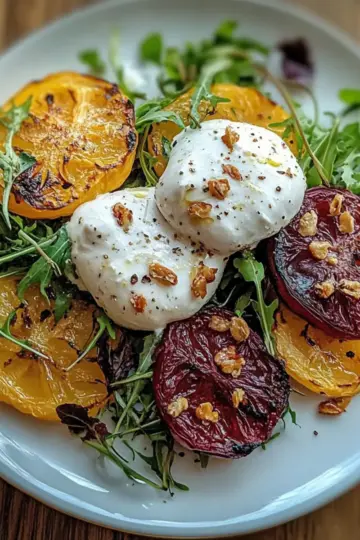 Golden Beets Burrata Sweet Potato
