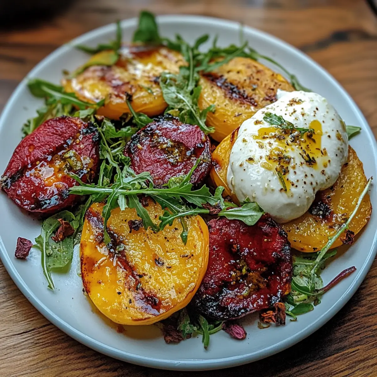 Golden Beets Burrata Sweet Potato