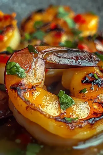 Grilled Shrimp With Spicy Mango Lime Coulis