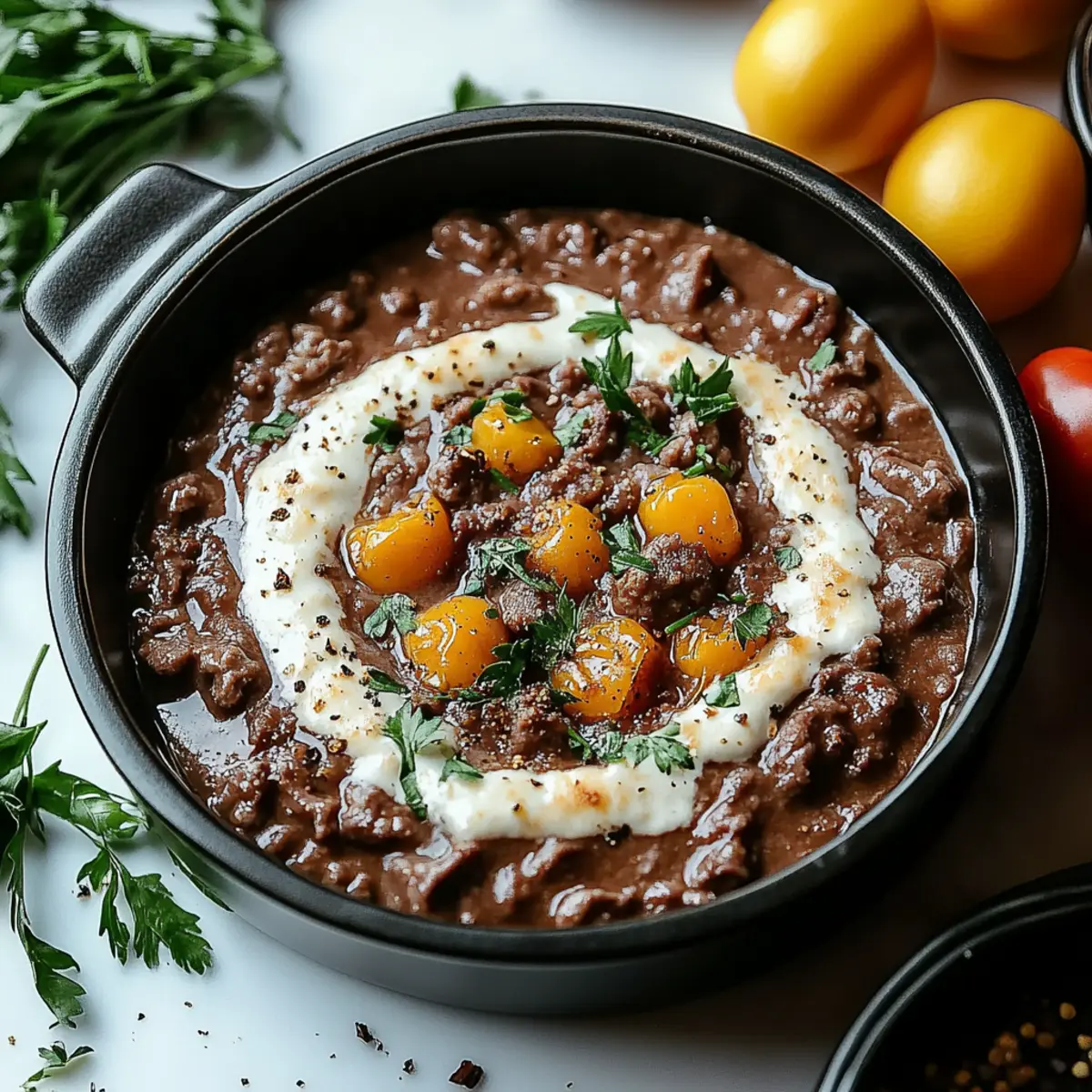Ground Beef Stroganoff