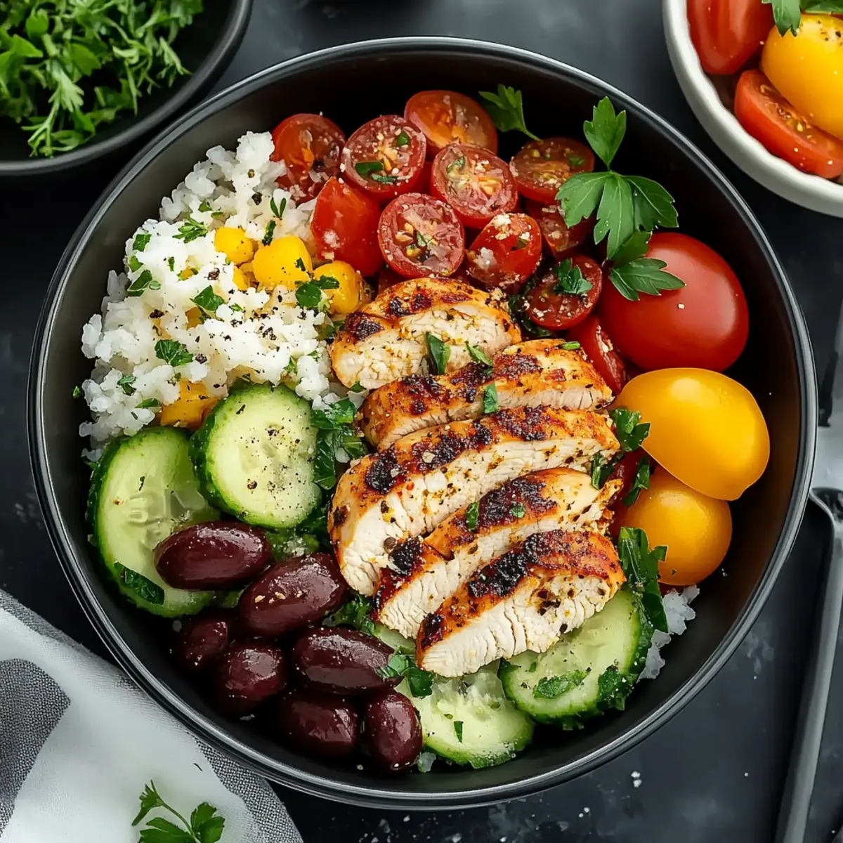 Healthy Greek Chicken Bowls