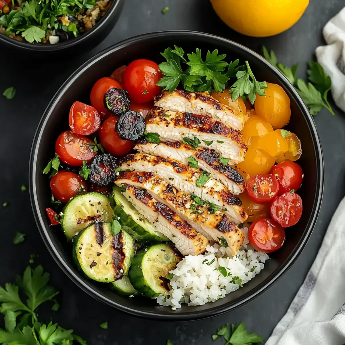 Healthy Greek Chicken Bowls