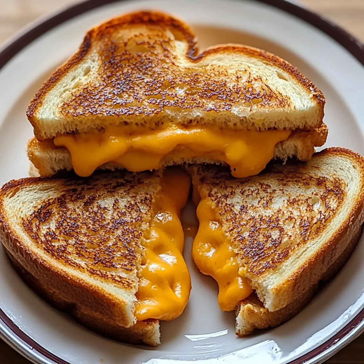 Heart-Shaped Grilled Cheese Dippers