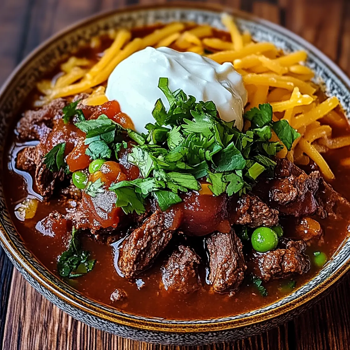 Hearty Crockpot Chili Colorado