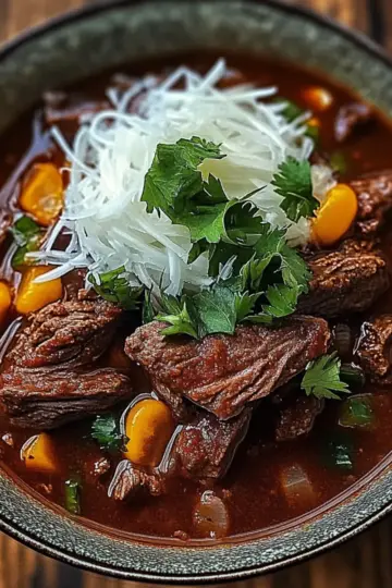 Hearty Crockpot Chili Colorado