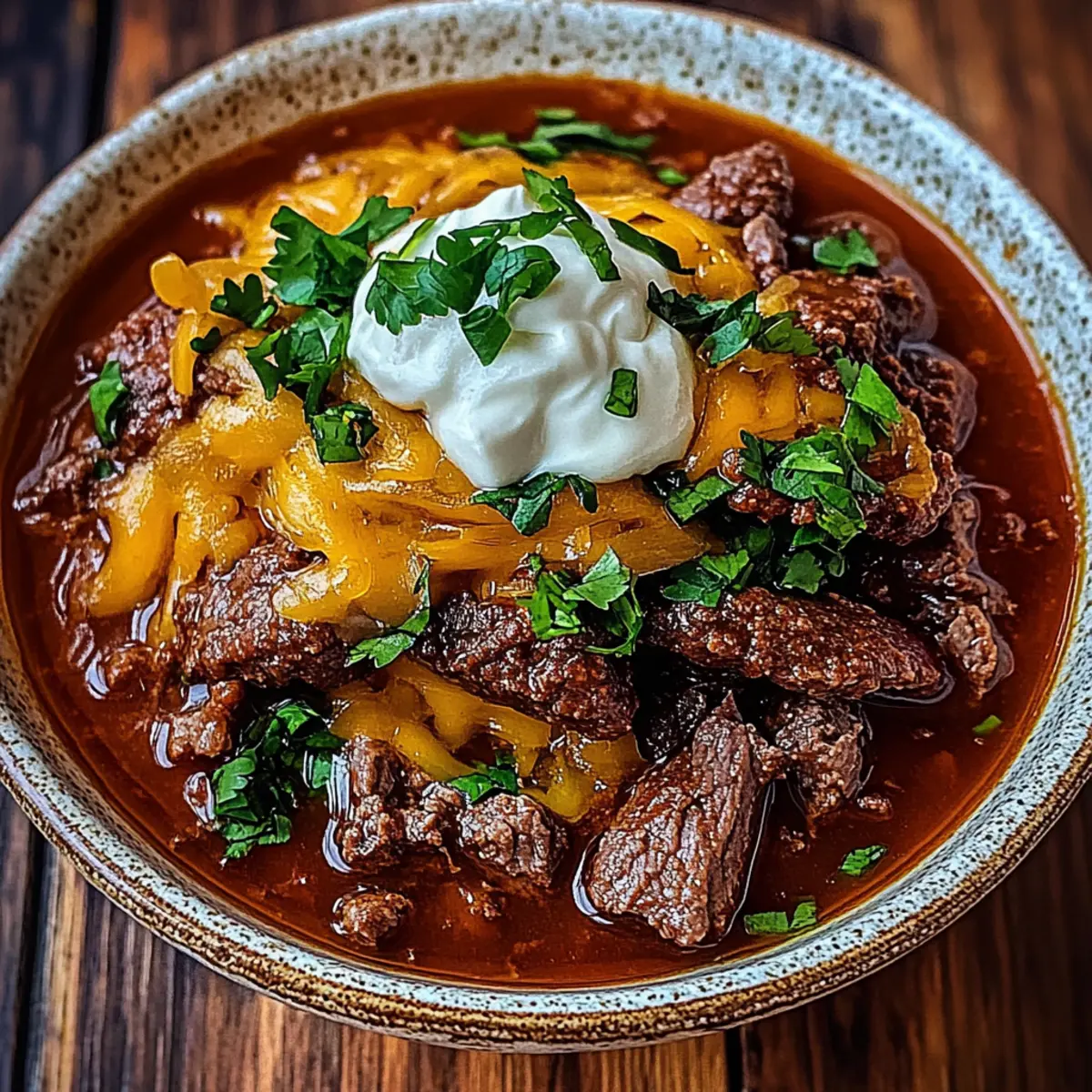 Hearty Crockpot Chili Colorado