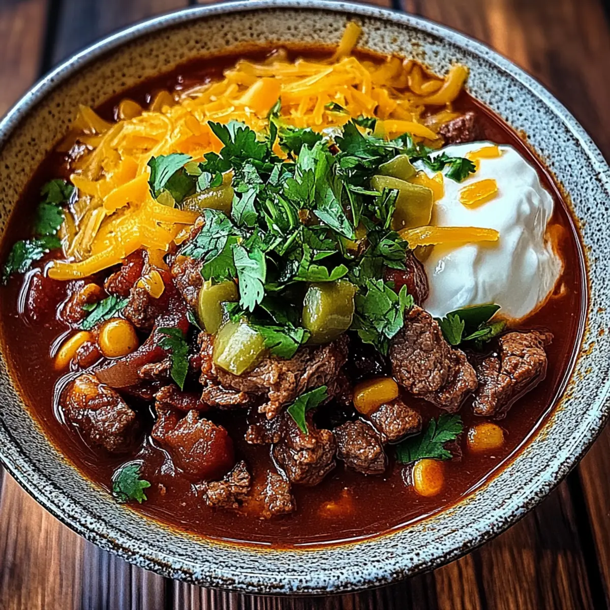 Hearty Crockpot Chili Colorado