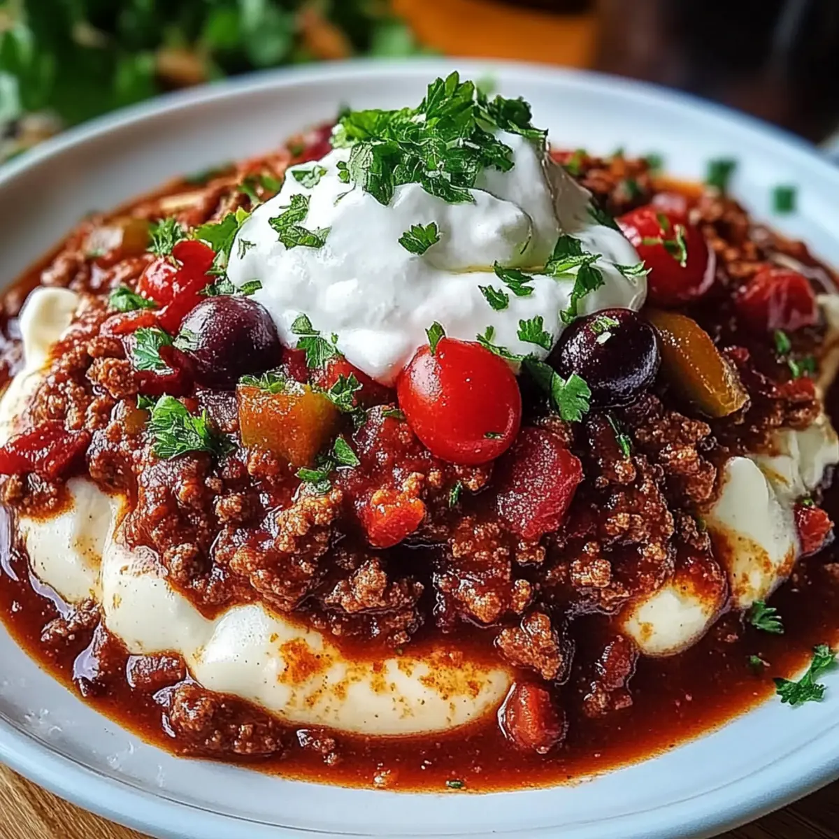 Hearty Slow-Simmered Beef Chili