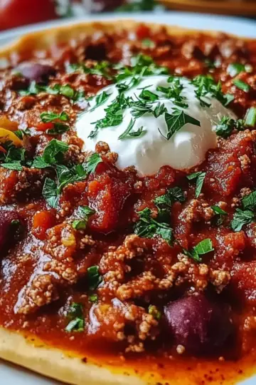Hearty Slow-Simmered Beef Chili