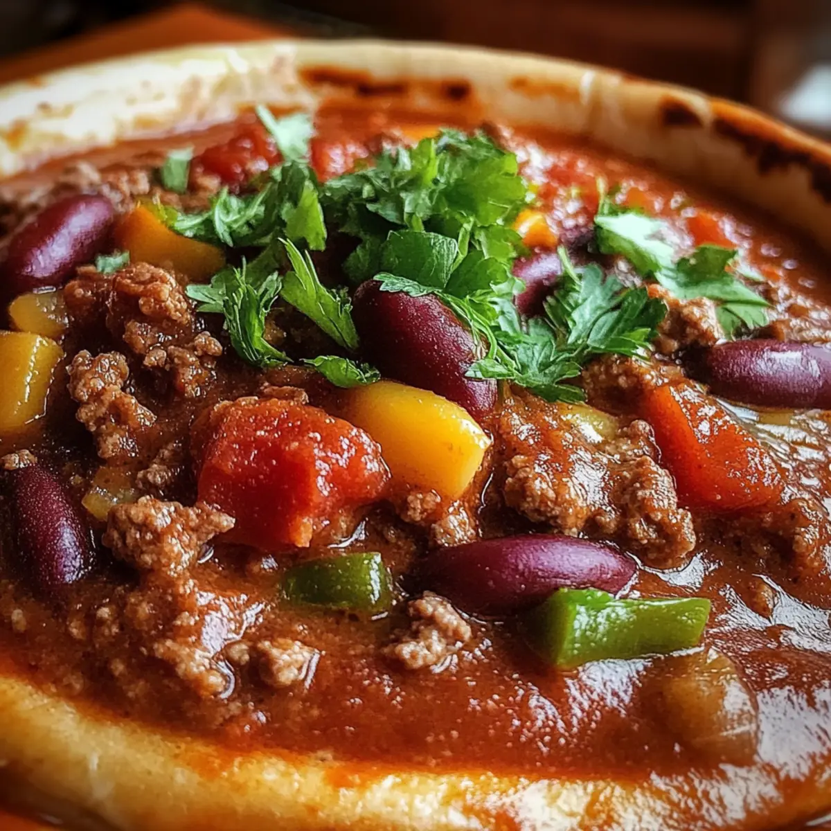 Hearty Slow-Simmered Spicy Tex-Mex Chili
