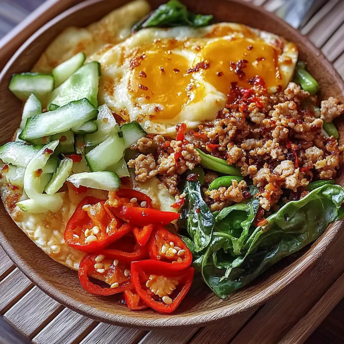 High Protein Egg Roll in a Bowl