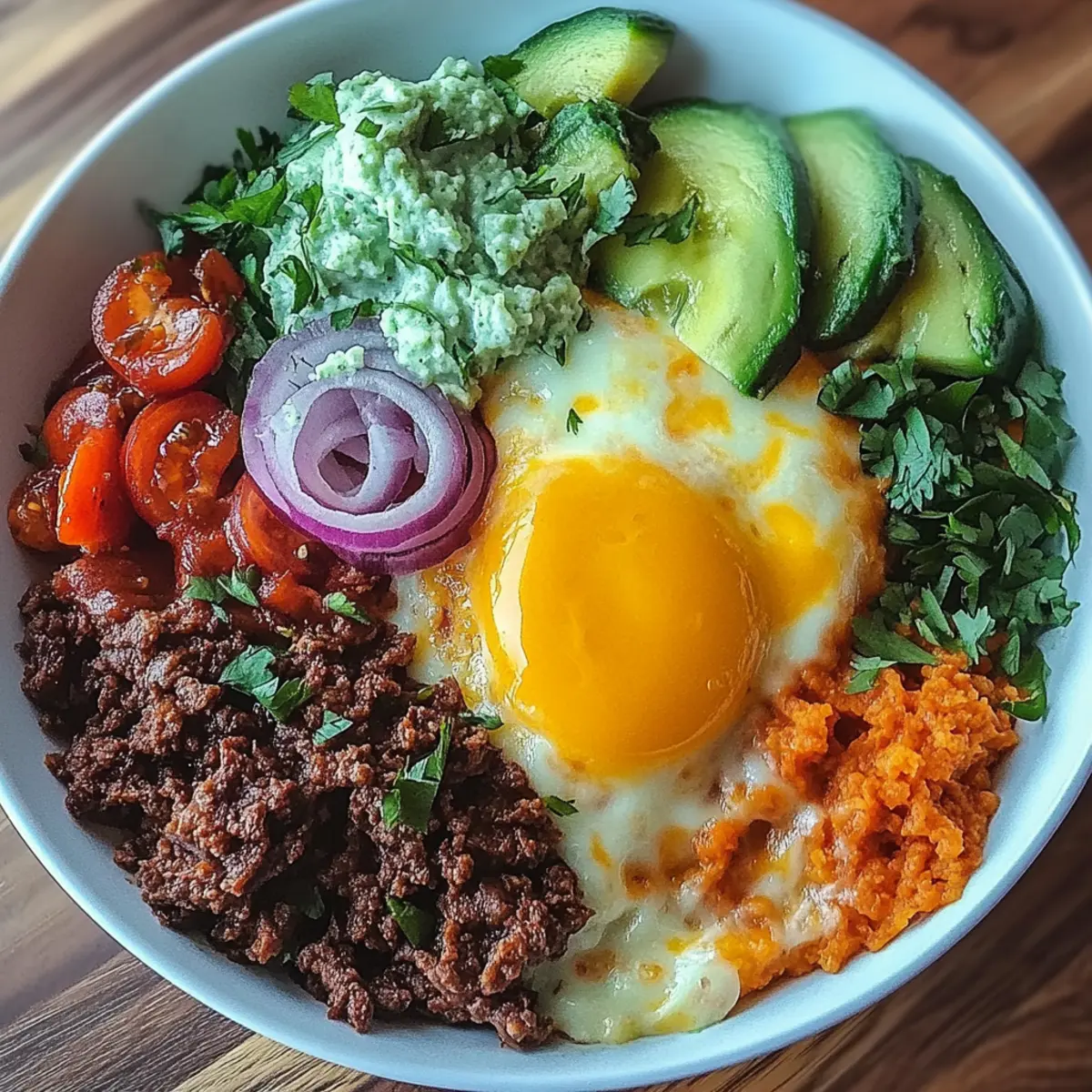 High Protein Ground Beef Power Bowls