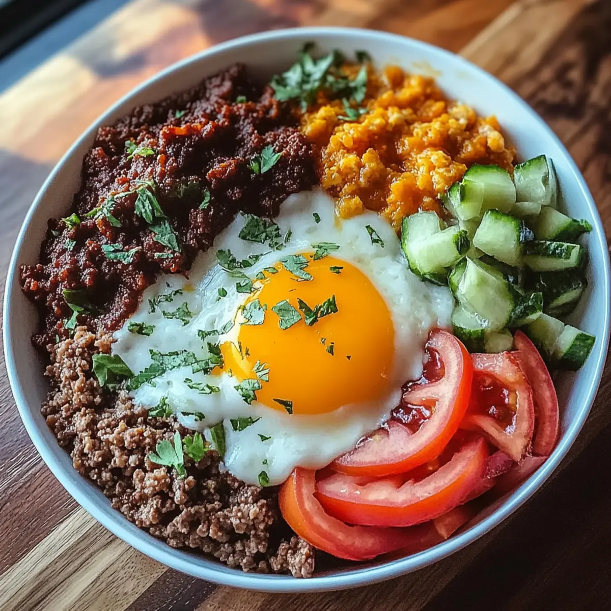 High Protein Ground Beef Power Bowls