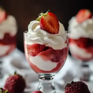 Jell-O Strawberry Parfait