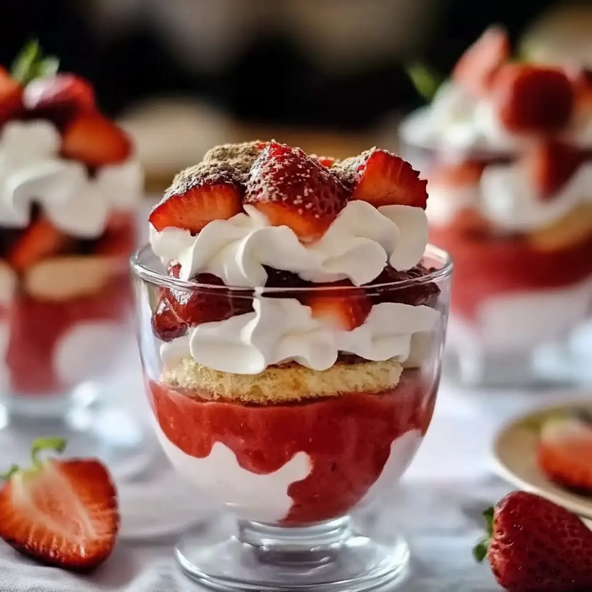 Jell-O Strawberry Parfait